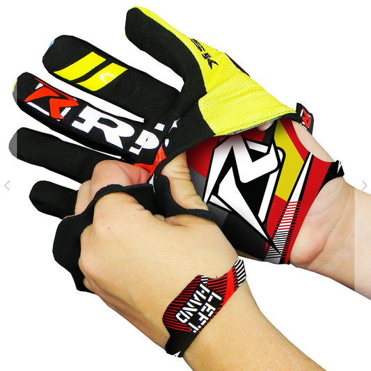 Risk Racing Palm Protectors S to M - Red Black Grey - Risk Racing