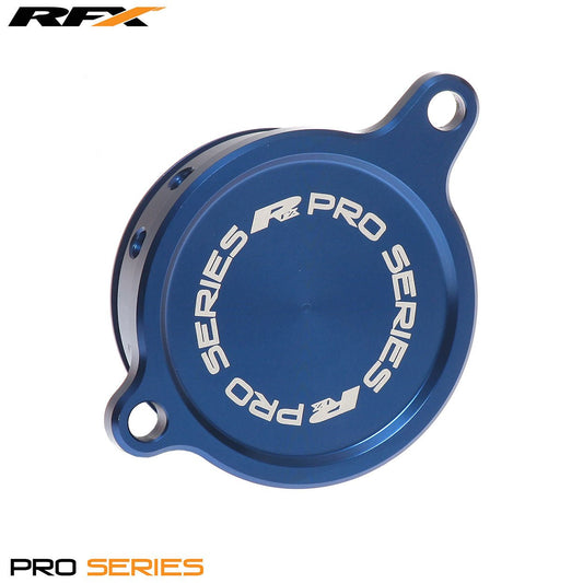 RFX Pro Oil Filter Cover (Blue) Kawasaki KXF450 06-15 - Blue - RFX