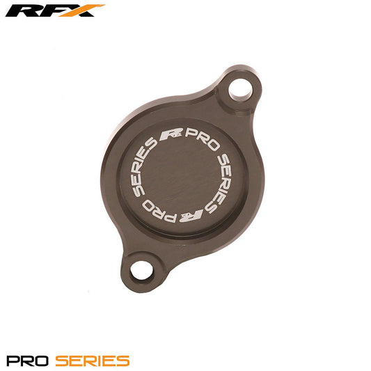 RFX Pro Oil Filter Cover (Hard Anodized) Suzuki RMZ250 07-23 RMZ450 05-23 - HardAnodised - RFX