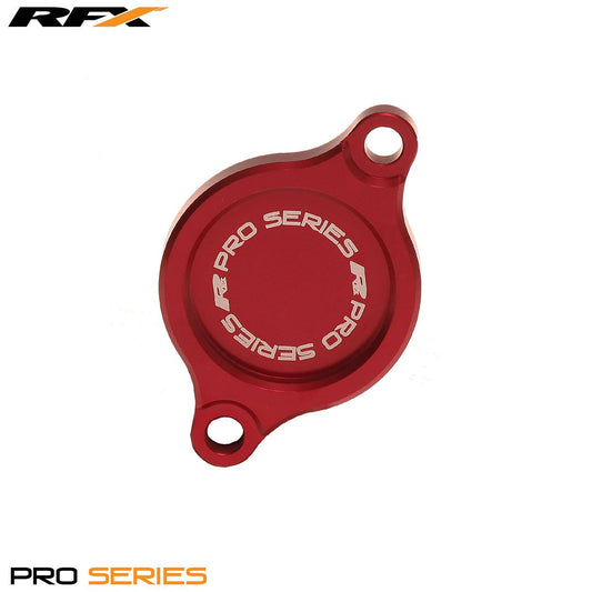 RFX Pro Oil Filter Cover (Red) Suzuki RMZ250 07-23 RMZ450 05-23 - Red - RFX