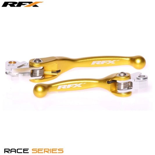 RFX Race Forged Flexible Lever Set (Yellow) Suzuki RM85 05-23 RM125/250 05-10 RMZ250/450 05-06 - Yellow - RFX