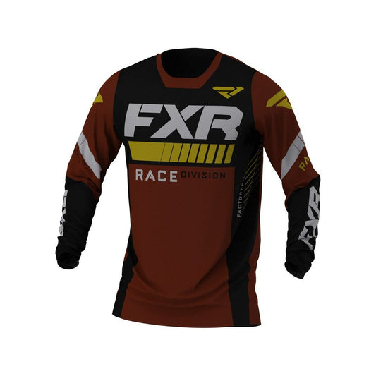 FXR Revo Jersey MX21 Black Rust Gold - FXR