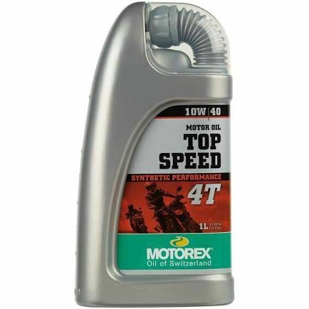 Motorex Top Speed 4T 10W/40 Synthetic Oil 1 Litre - MOTOREX