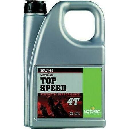 Motorex Top Speed 4T 10W/40 Synthetic Oil 4 Litre - MOTOREX