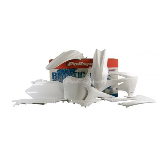Polisport Plastics BOX KIT HONDA CRF250R 11-13 CRF450R 11-12 WHITE - White - Polisport