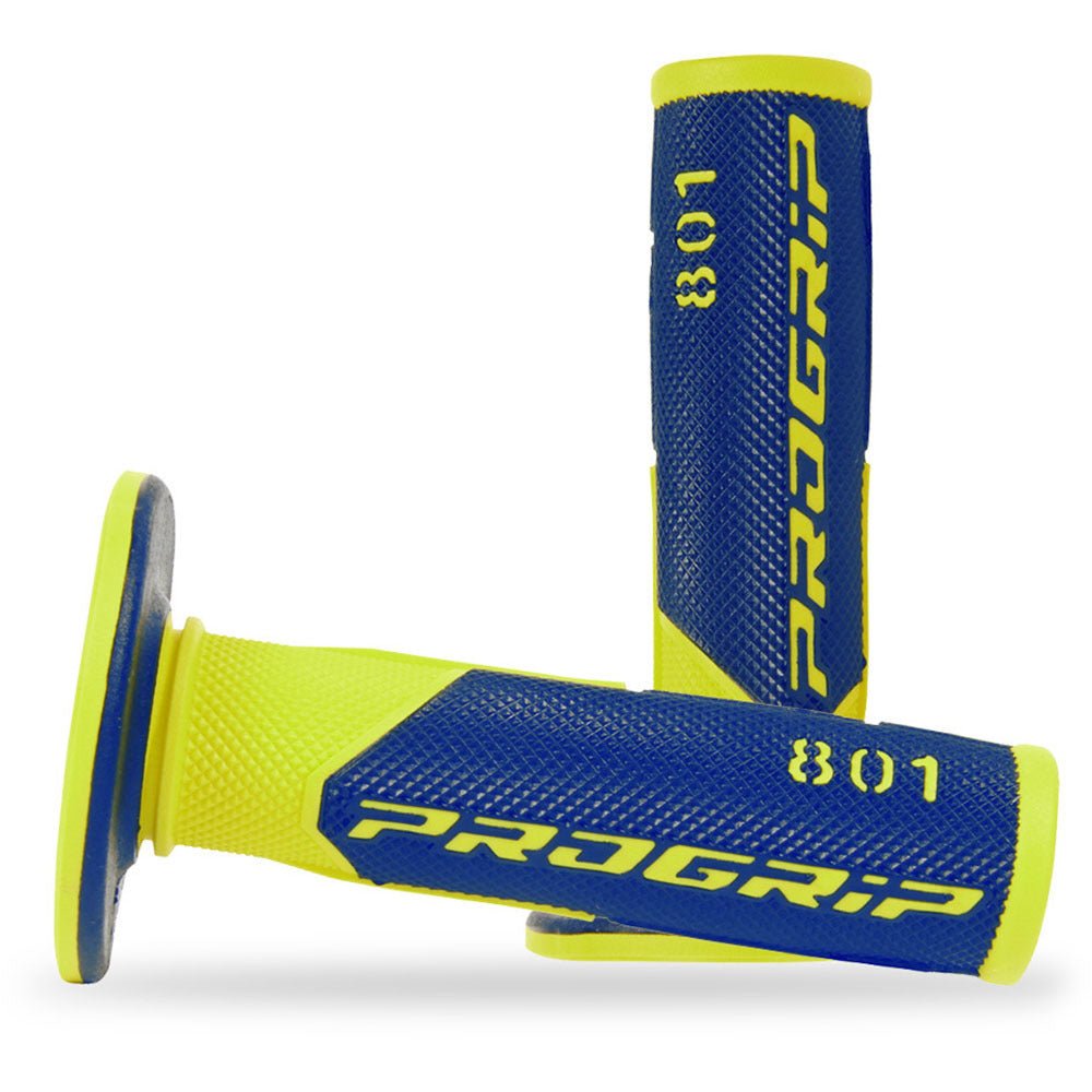 Pro Grip 801 Grips Flo Yellow Blue - Pro Grip