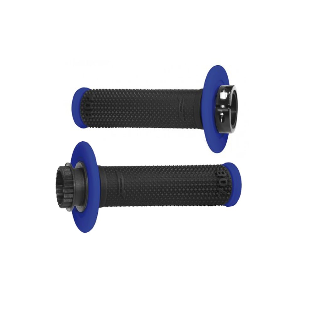 Pro Grip Lock On 708 Grips Black Blue - Pro Grip