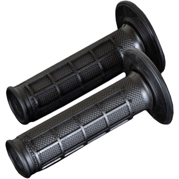 Renthal MX Dual Compound - Ultra Tacky - Tapered 1/2 waffle Grips - Black - Renthal
