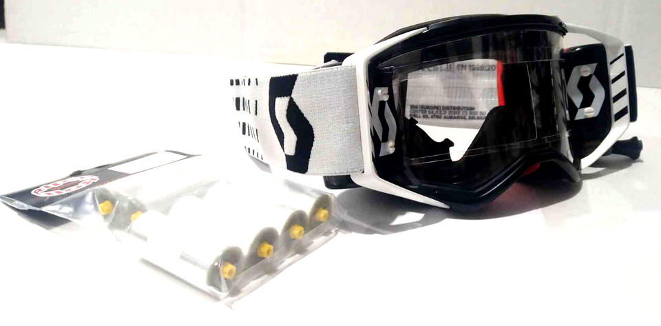 DEAL OF THE WEEK - Scott Prospect Goggle WFS, White / Black – Clear Works Lens