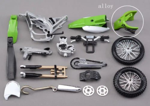 1:12 Maisto Kawasaki KXF 450 Assembly Kit Toy Motocross Model - NewRay