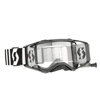 Scott Prospect Goggle WFS Racing Black / White – Clear Works Lens - Scott Motorsports