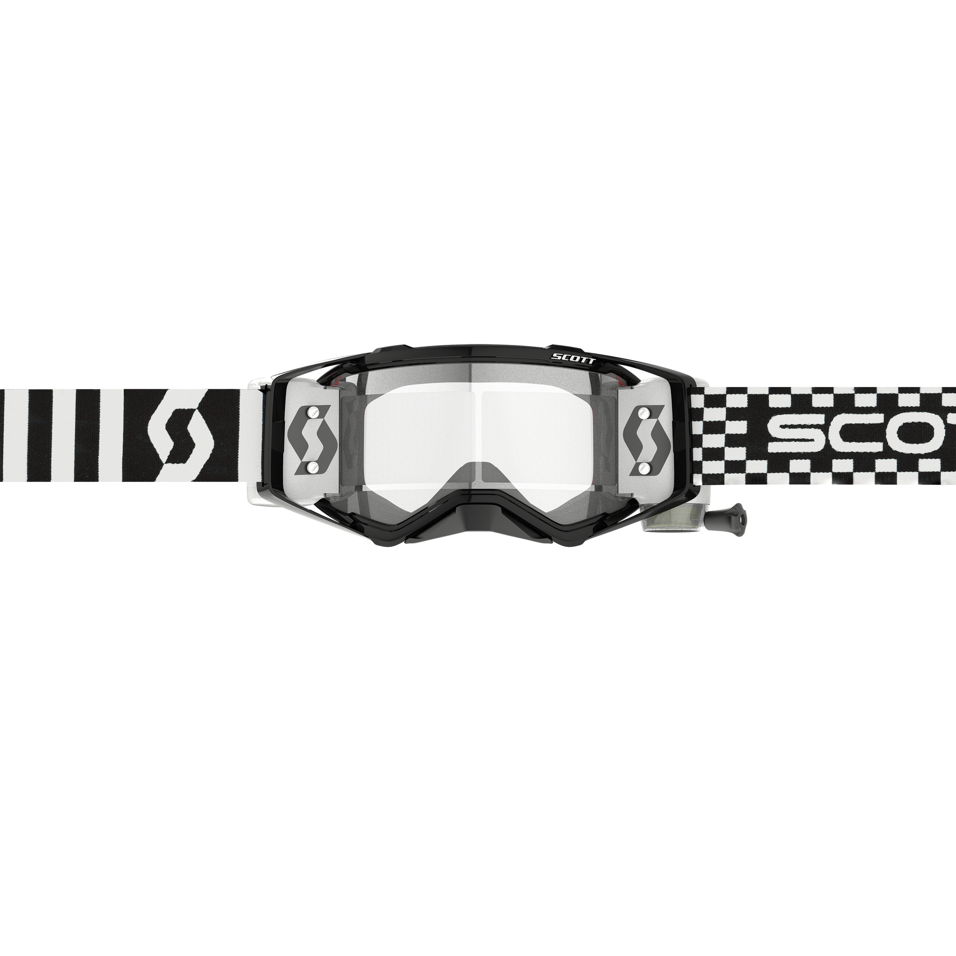 Scott Prospect Goggle WFS Racing Black / White – Clear Works Lens - Scott Motorsports