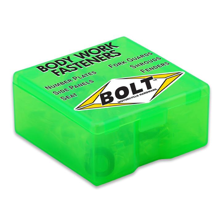 Bolt Motorcycle Hardware Kawasaki Plastics Fastener Bolt Kit KX 85 100 2001 - 2013 - Even Strokes