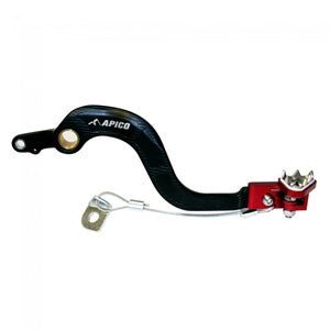 Apico brake pedal - HONDA CRF250R 10-23 CRF450R 05-23 CRF250RX/450RX 17-23 BLACK/RED - Apico