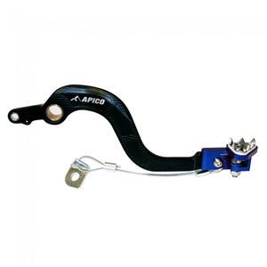 Apico brake pedal - KTM/HUSA/HUSKY SX/SXF 125-525 07-15,EXC/EXC-F 08-16 TE/FE 125-570 09-16 Black/Blue - Apico