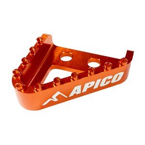 Apico - Brake Pedal Tip - OEM KTM/HUSA/HUSKY SX/SX-F 03-15 EXC/EXC-F 04-16 - Orange - Apico