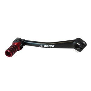 Apico Gear Pedal Elite - HONDA CRF50 04-22 CRF70 04-19 - Black/Red - Apico