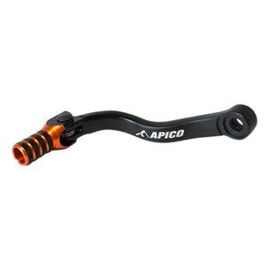 Apico Gear Pedal Elite - KTM/HUSA/HUSKY SX/EXC250-300 94-16 TE/TC 250-300 11-16 Black/Orange - Apico