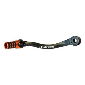 Apico Gear Pedal Elite - KTM/HUSKY SX85/105 03-17 TC85 14-17 - Black/Orange - Apico