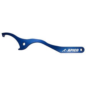 Apico Rear Shock Wrench Ccompression/Rebound Adjuster - Blue - Apico