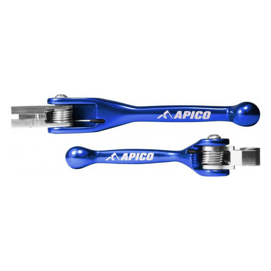 APICO - Yamaha YZ85 - 01-14 - Flexi Lever Brake and Clutch Set - Blue - Apico