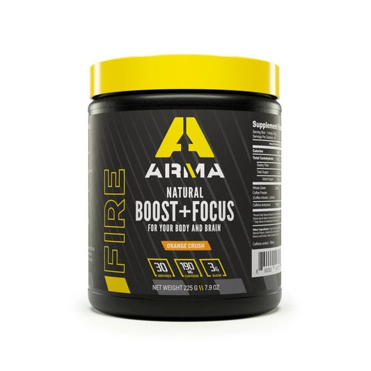 ARMA Fire: Motocross Nutrition - Natural Boost + Focus - Orange Crush - ARMA