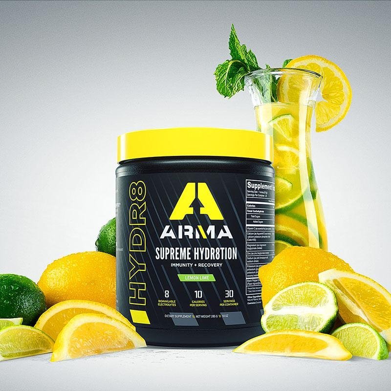ARMA HYDR8 Supreme Hydr8tion - Lemon Lime - 30 Serving Tub - ARMA