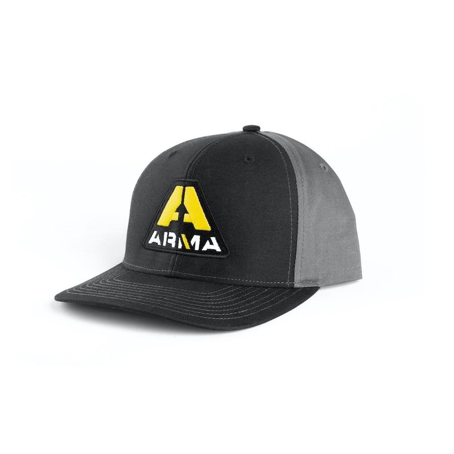 ARMA Stacked Twill Hat - Black/Charcoal - ARMA