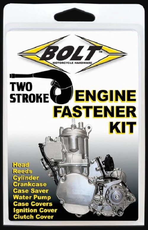 Bolt Motorcycle Hardware Kawasaki Engine Fastener Bolt Kit KX 250 1988 - 2007 - Bolt Motorcycle Hardware