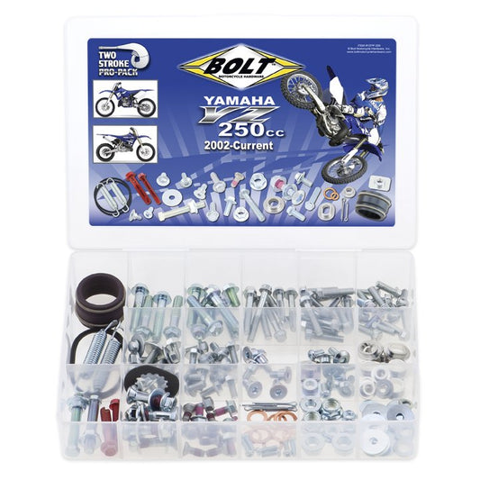 Bolt Motorcycle Hardware Yamaha YZ 250 2002 - 2021 2 Stroke Pro Pack Bolt Kit - Bolt Motorcycle Hardware