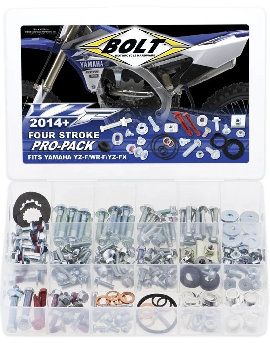 Bolt Motorcycle Hardware Yamaha YZF 2014 - 2022 Pro Pack Bolt Kit - Bolt Motorcycle Hardware