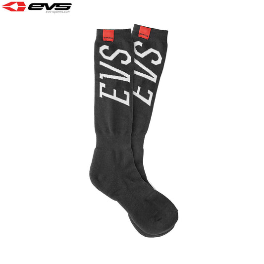 EVS Coolmax Moto Socks (Black) Small/Medium - S/M / Black - EVS