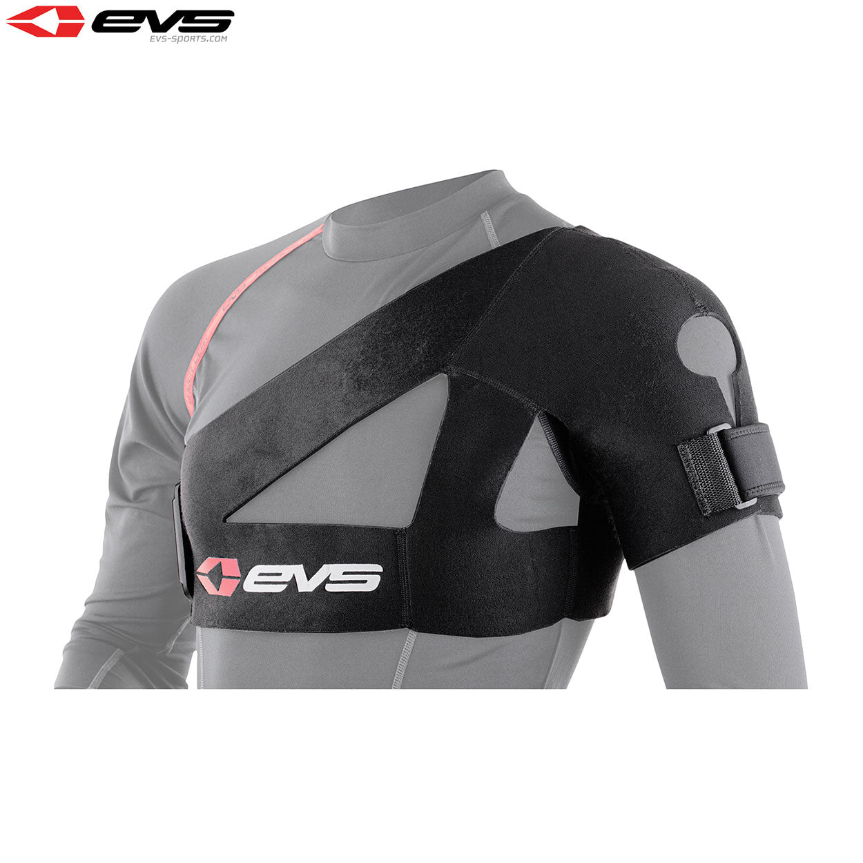 EVS SB02 Shoulder Support Adult (Black) Size Large - L / Black - EVS