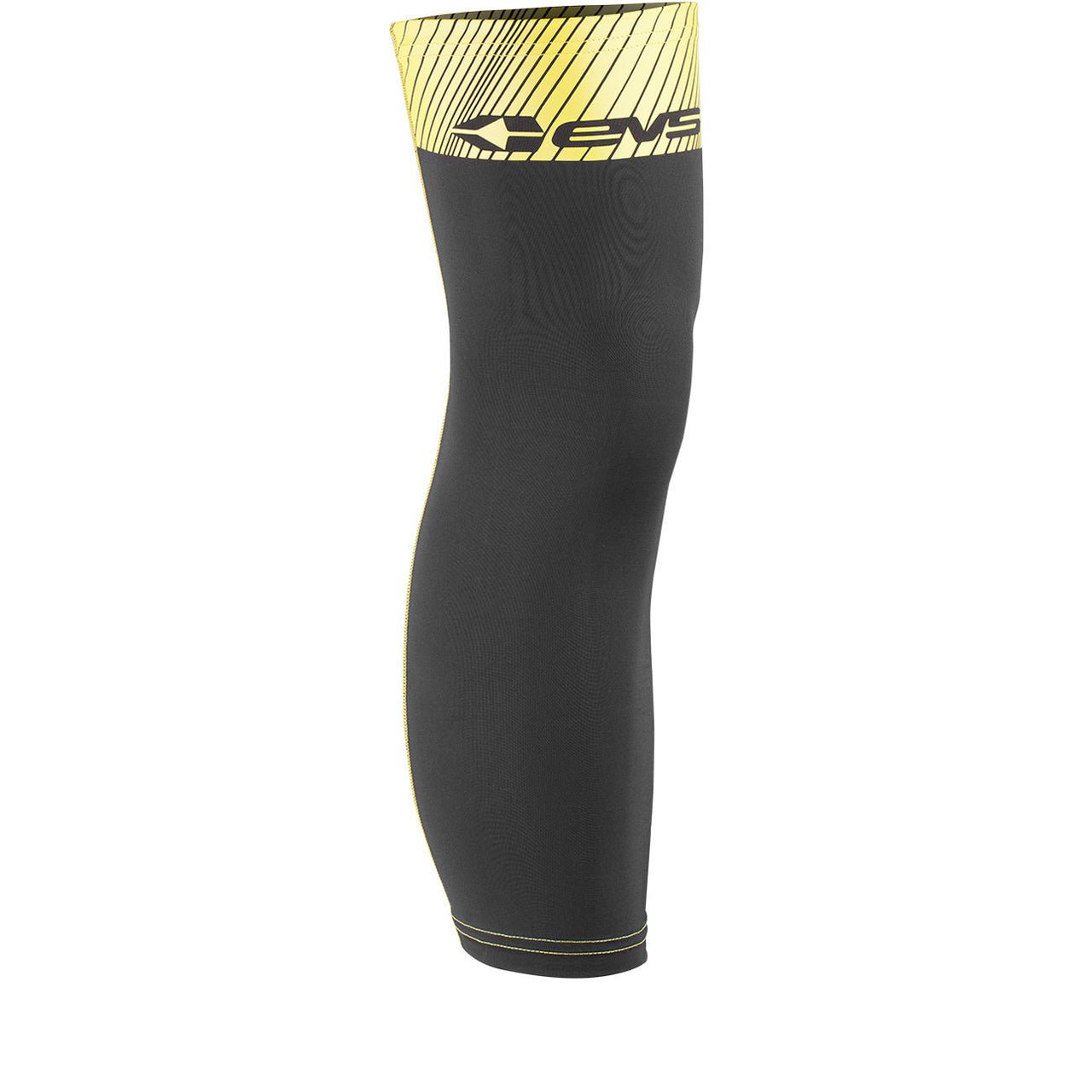 EVS TUG - Knee Brace Sleeves (Black/Hi-Viz Yellow Size Xsmall - XS / Black/Hi-VizYellow - EVS