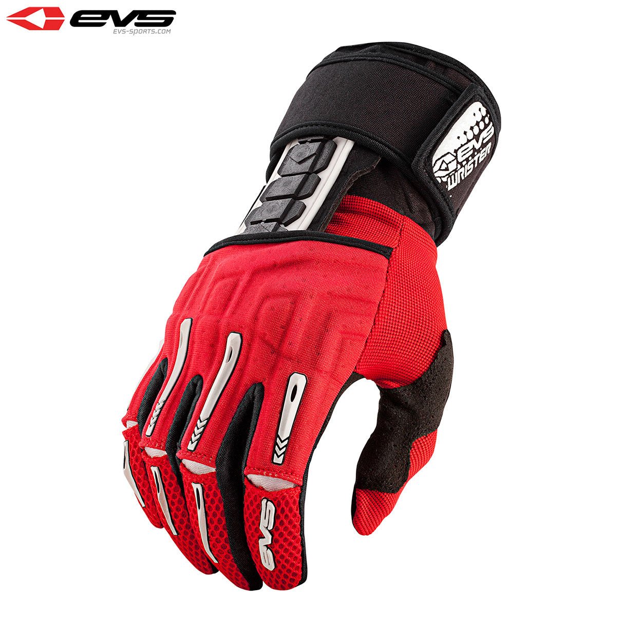 EVS Wrister Glove Wrist Brace Adult (Red) Pair Size Large - L / Red - EVS