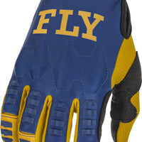 Fly 2022 Evolution DST Adult Gloves (Navy/White/Gold) Size Large - Fly Racing