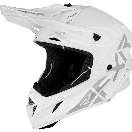 FXR Helium Prime Helmet White MX21 - FXR