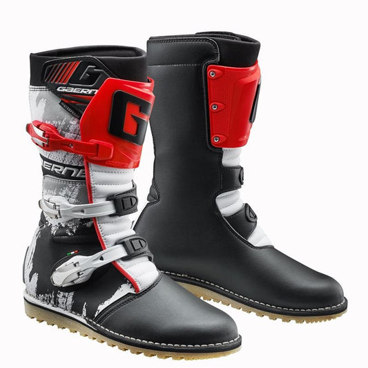 Gaerne Classic Red/White/Black Trials Boots - Gaerne