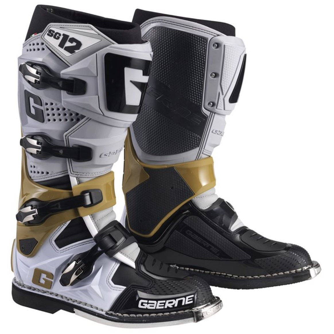 Gaerne SG12 Grey/magnesium/White MX Boots - Gaerne