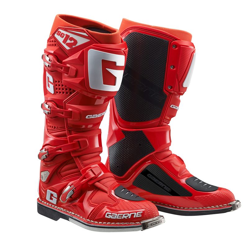Gaerne SG12 Red MX Boots - Gaerne