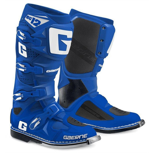 Gaerne SG12 Solid Blue MX Boots - Gaerne