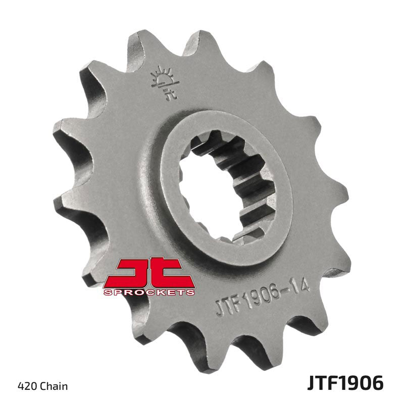 JT Sprockets Steel Front Sprocket KTM SX 65 1998 - 2021 Husqvarna TC 65 2017 - 21 14T - JT Sprockets