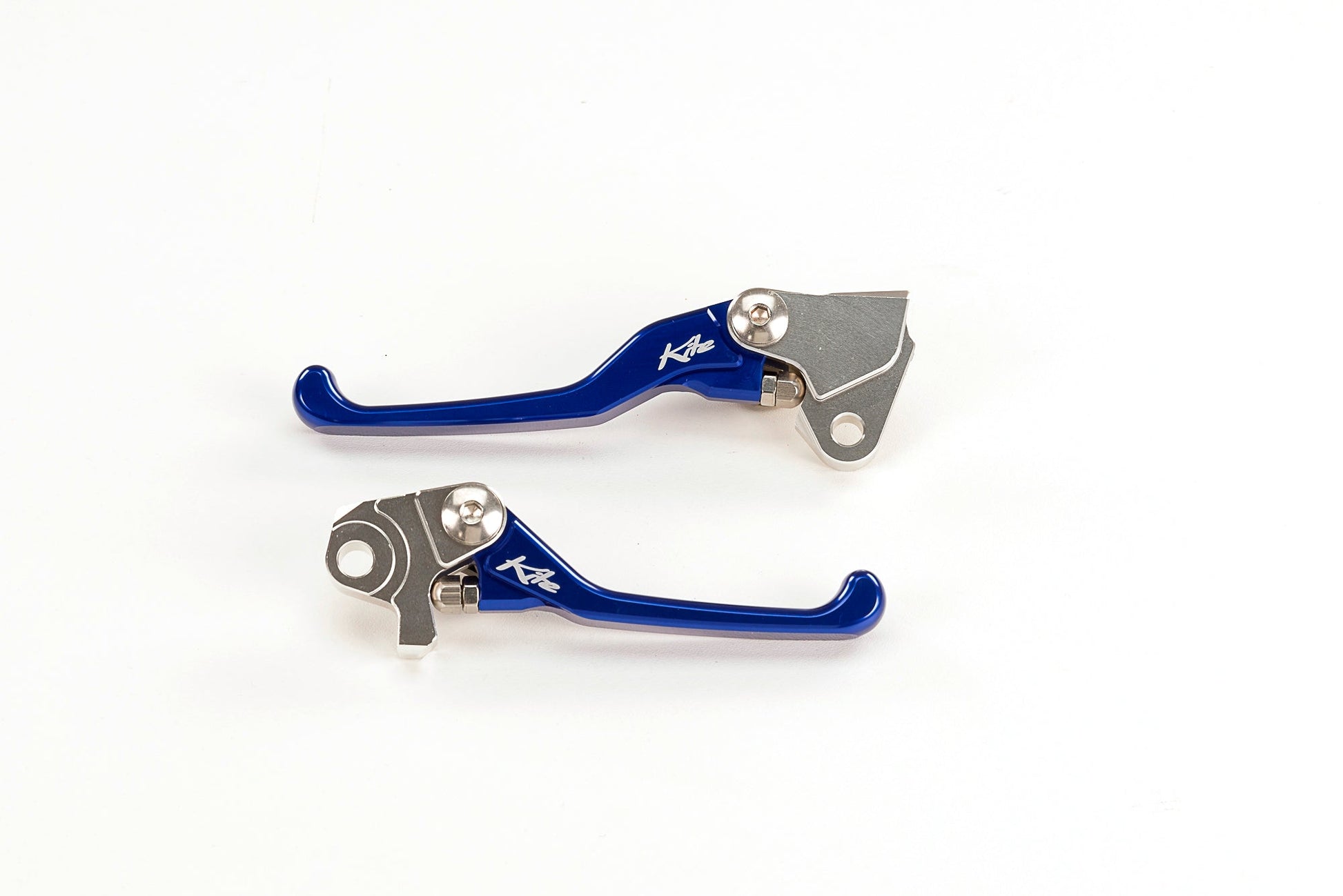 Kite Clutch And Brake Unbreakable Levers - Yamaha YZ / Kawasaki KXF - Blue - Kite Parts