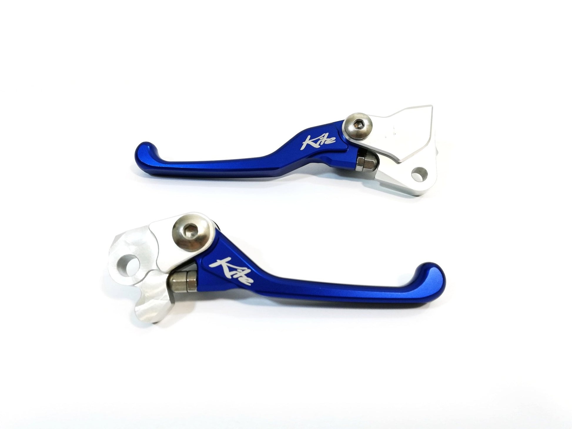 Kite Clutch And Brake Unbreakable Levers - Yamaha YZ125/YZ250/YZF250/YZF450 - Blue - Kite Parts
