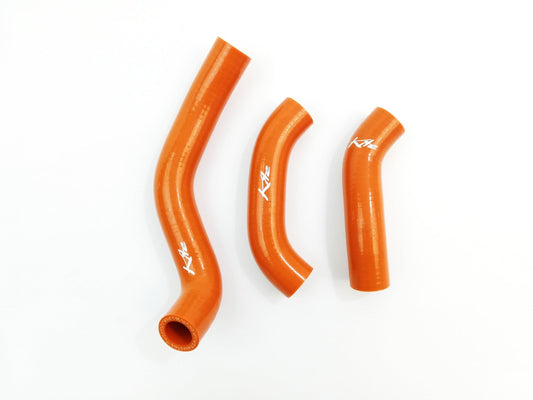 Kite MX-EN-SM Silicon Hoses Kit - KTM SXF450 (2016-2018) / Husqvarna FC450 (2016-2018) - Orange - Kite Parts