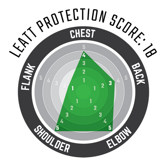 Leatt Chest / Body Protector 3DF AirFit Lite - Black - Adult - Leatt