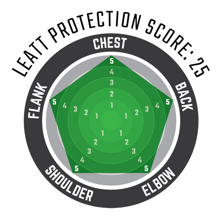 Leatt Chest / Body Protector 6.5 - Graphite - Adult - Leatt