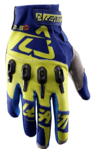 Leatt Gloves GPX 3.5 Lite - Black/Blue - Size M - Blue/Lime Size MEDIUM - LEATT