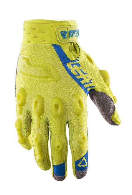 Leatt Gloves GPX 5.5 Lite - Lime/Blue - Size M - Lime/Blue Size MEDIUM - LEATT