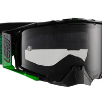 Leatt Velocity 6.5 Motocross Goggles - Black/Green - Smoke Lens - Leatt